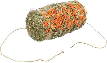 Produktbild von TRIXIE Heuballen mit Erbsen und Karotten für Kaninchen und Nagetiere - 250 g