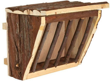 Produktbild von Trixie Heuraufe aus Holz zum Einhängen