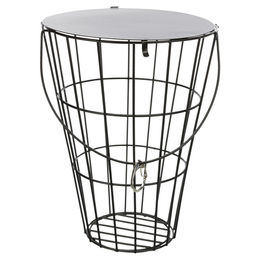 TRIXIE Heuraufe zum Einhängen, rund mit Deckel – Bild 1 von 5