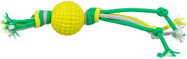 Produktbild von TRIXIE Hundeball mit Schnur und Ton