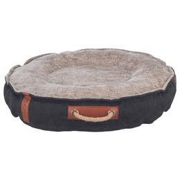 TRIXIE Hundebett BE Nordic Föhr ø 50 cm schwarz/Sand – Bild 1 von 6