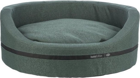 Produktbild von TRIXIE Hundebett CityStyle oval 65x55 cm dunkelgrün