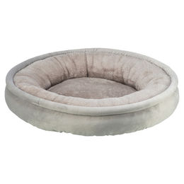 Produktbild von Trixie Hundebett Emmi rund hellgrau