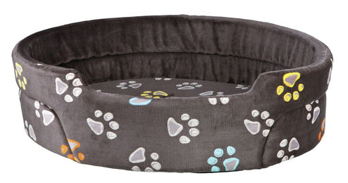 TRIXIE Hundebett Jimmy taupe oval 85 x 75 cm – Bild 1 von 6