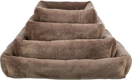 Produktbild von Trixie Hundebett Lionel Eckig Braun Recycelt