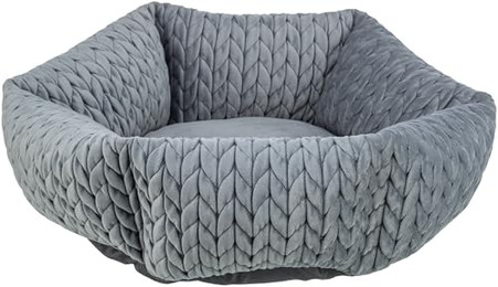 Produktbild von TRIXIE Hundebett rund Livia ø 50 cm grau - 1 Stk.