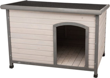 Produktbild von TRIXIE Hundehütte Classic Natura Flachdach L