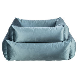 TRIXIE Hundekorb Malia eckig blau-grau recycelt – Bild 1 von 3