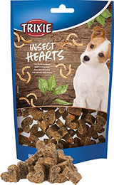 Produktbild von TRIXIE Hundeleckerli Insekten Snack Hearts mit Mehlwürmern - 80 g