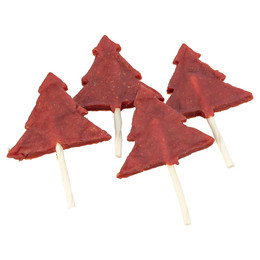 Produktbild von Trixie Hundesnack Lollipop Weihnachtsbaum mit Ente - 100 x 28 g