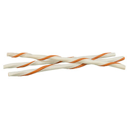 Produktbild von Trixie Hundesnack Twisters grob Rinderhaut mit Huhn - 50 x 40 g
