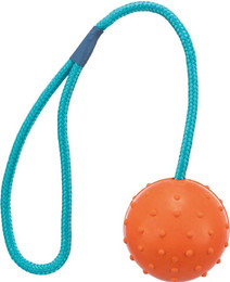 Produktbild von Trixie Hundespielzeug Gummiball am Seil