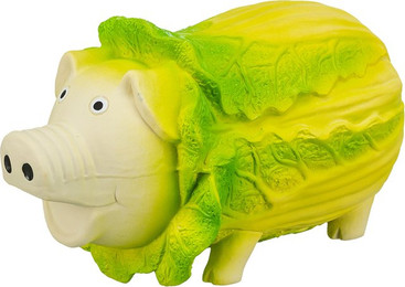 Produktbild von Trixie Hundespielzeug Kohl-Schwein Latex Hellgrün - 1 Stk.