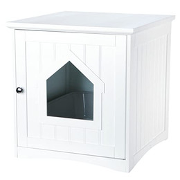 Produktbild von Trixie Katzenhaus für Katzentoilette weiß