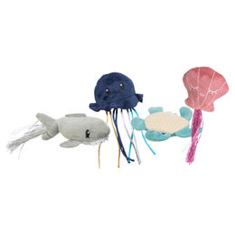 Produktbild von Trixie Katzenspielzeug Meerestier aus Plüsch mit Catnip