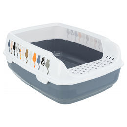 TRIXIE Katzentoilette Delio mit Rand und Motivdruck - 1 Stk. – Bild 1 von 4