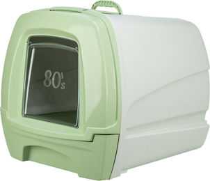 Produktbild von TRIXIE Katzentoilette EasyDraw 46 × 48 × 57 cm grau/grün
