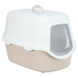 Trixie Katzentoilette Vico blush/weiß mit Haube – Bild 1 von 4