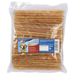 Produktbild von Trixie Kaurollen gedreht 12 cm Rindfleisch - 100 x 12 cm