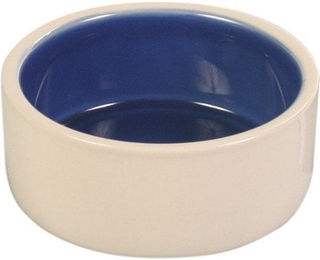 TRIXIE Keramiknapf 350 ml creme/blau - 0,35 l – Bild 1 von 6