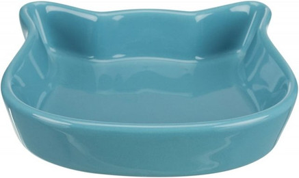 Produktbild von TRIXIE Keramiknapf Katzenkopf - 0,25 l