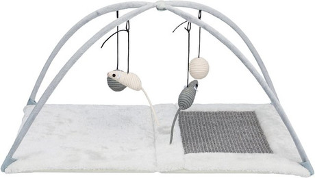 Produktbild von Trixie Kratzmatte mit Spielzeug und Sisal-Kratzfläche