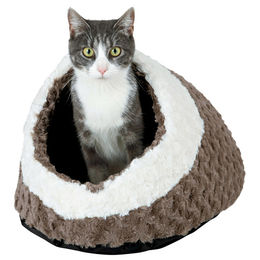 Produktbild von Trixie Kuschelhöhle Kaline taupe/creme für Katzen