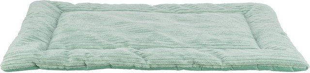 Trixie Liegematte Jonna Cordplüsch salbei 90x65cm – Bild 1 von 2