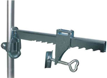 Produktbild von Trixie Mauer-Klemme mit Teleskopstange für Katzennetze