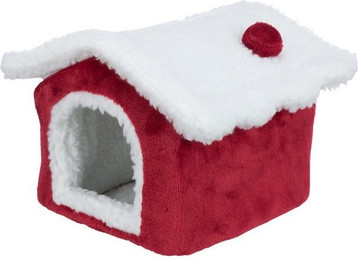 Produktbild von TRIXIE Nagerhaus Kuschelhöhle rot/weiß