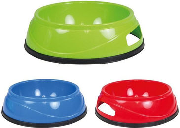 Produktbild von TRIXIE Napf-Set Kunststoffnäpfe mit Gummiring - 4 x 0,5 l