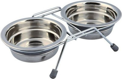 Produktbild von TRIXIE Napf-Set Napf-Set Eat on Feet mit Klapperschutz