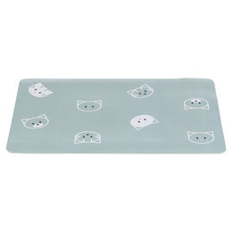 TRIXIE Napfunterlage Katze Mimi, 44 × 28cm salbei – Bild 1 von 2