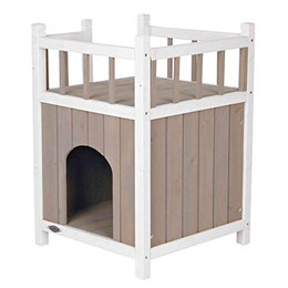 Produktbild von TRIXIE natura Cat's Home mit Balkon grau/weiß