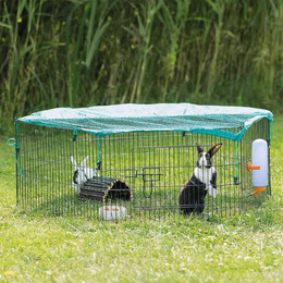 Produktbild von TRIXIE natura Freilaufgehege für Jungtiere mit Netz ø116x38cm