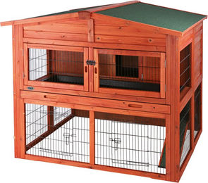 Produktbild von Trixie Natura Kleintierstall XL mit Freigehege - L 135 x B 115 x H 112 cm (2 Pakete*)