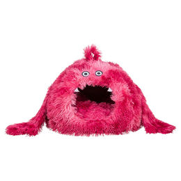 Produktbild von Trixie Plüschhöhle Monster pink-rot für Hunde