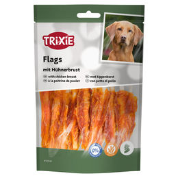 Produktbild von Trixie Premio Chicken Flags Kaurollen mit Hühnerbrust - 100 g