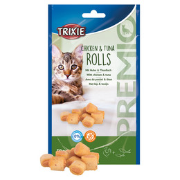 Produktbild von Trixie Premio Chicken & Tuna Rolls - 50 g