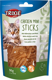 Produktbild von Trixie PREMIO Hühnchen Mini Sticks - 2 x 50 g