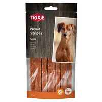 Produktbild von Trixie Premio Stripes Gans Hundesnack - 6 x 65 g