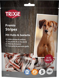 Produktbild von Trixie Premio Stripes Hühnchen und Seelachs - 300 g