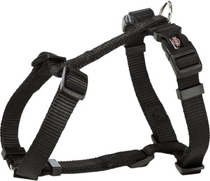 Produktbild von Trixie Premium H-Geschirr schwarz M-L - 1 Stk.