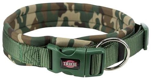 Trixie Premium Halsband mit Neopren camouflage/waldgrün Größe L-XL - 1 Stk. – Bild 1 von 2