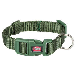 Produktbild von Trixie Premium Hunde-Halsband waldgrün