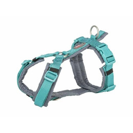 Produktbild von Trixie Premium Trekking Hundegeschirr Aqua/Graphitgrau