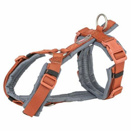 Produktbild von Trixie Premium Trekking Hundegeschirr Rostbraun/Graphitgrau - 1 Stk.