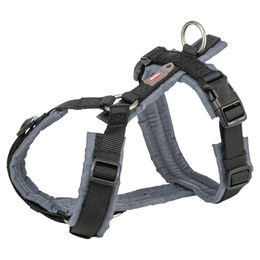 Produktbild von Trixie Premium Trekking Hundegeschirr schwarz/graphit XS-S