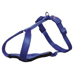 Produktbild von Trixie Premium Y-Geschirr royalblau XL-XXL