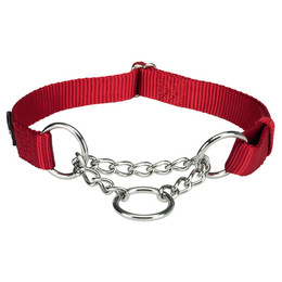 Produktbild von Trixie Premium Zug-Stopp-Halsband rot Größe S-M